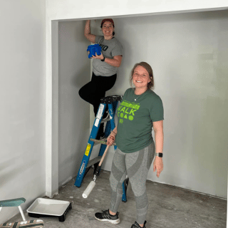 Bankers painting new home for Good Works, Inc.