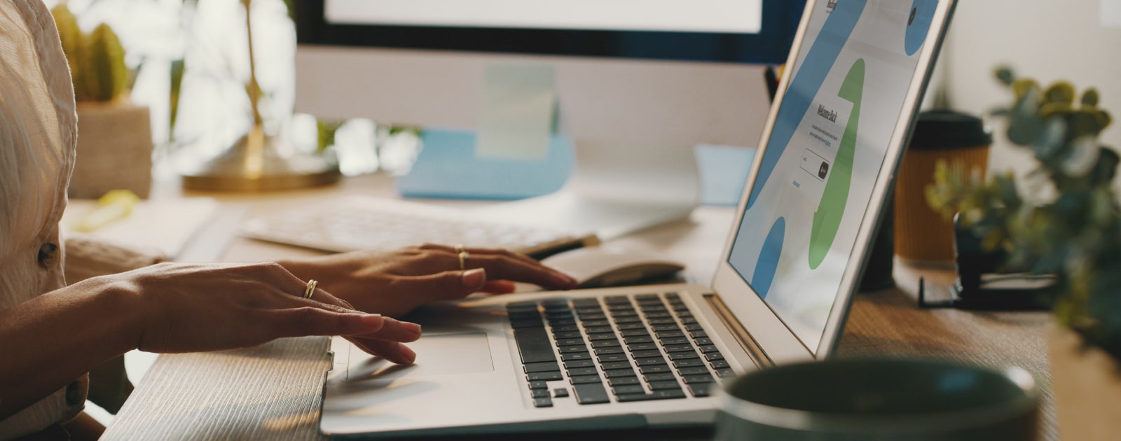 woman on laptop