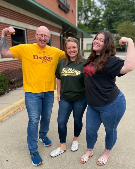 Loan department team members participating in spirit week. 