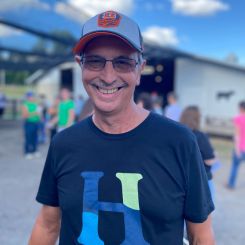 Banker at the Athens County Fair